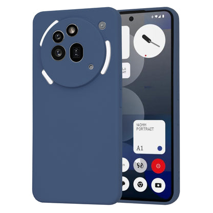Hülle für Nothing Phone (3a) Pro, Techsuit, SoftFlex, Marineblau