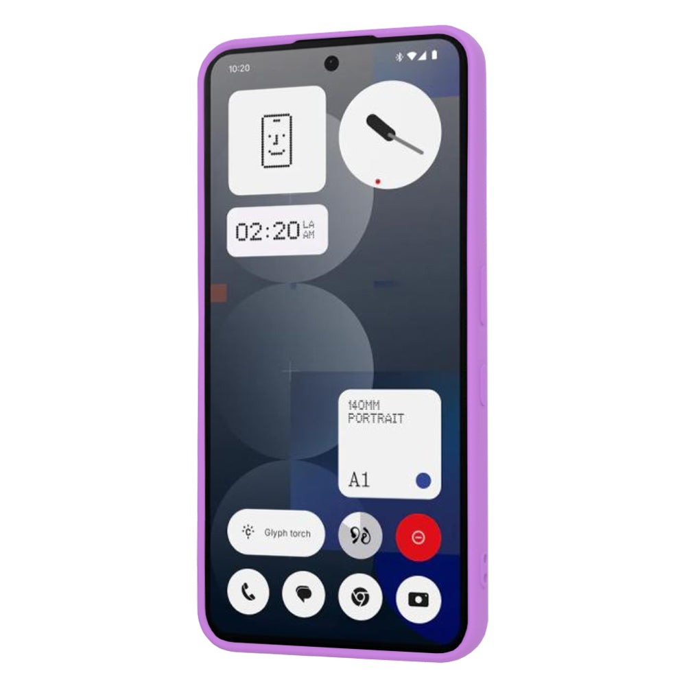 Hülle für Nothing Phone (3a) Pro, Techsuit, SoftFlex, Lila