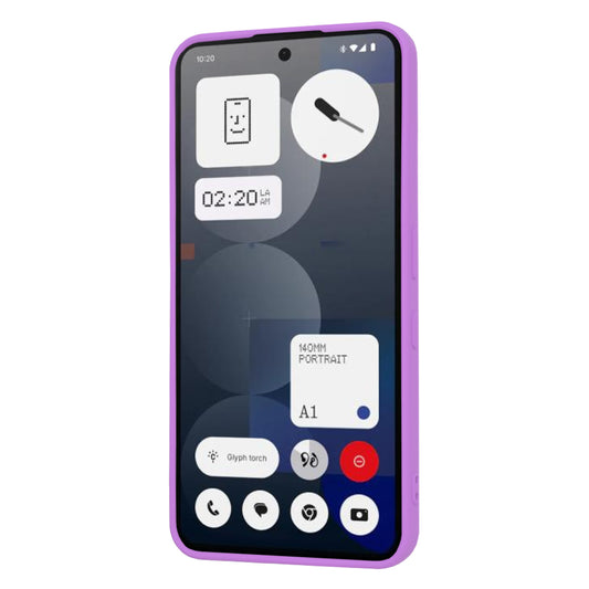 Hülle für Nothing Phone (3a) Pro, Techsuit, SoftFlex, Lila