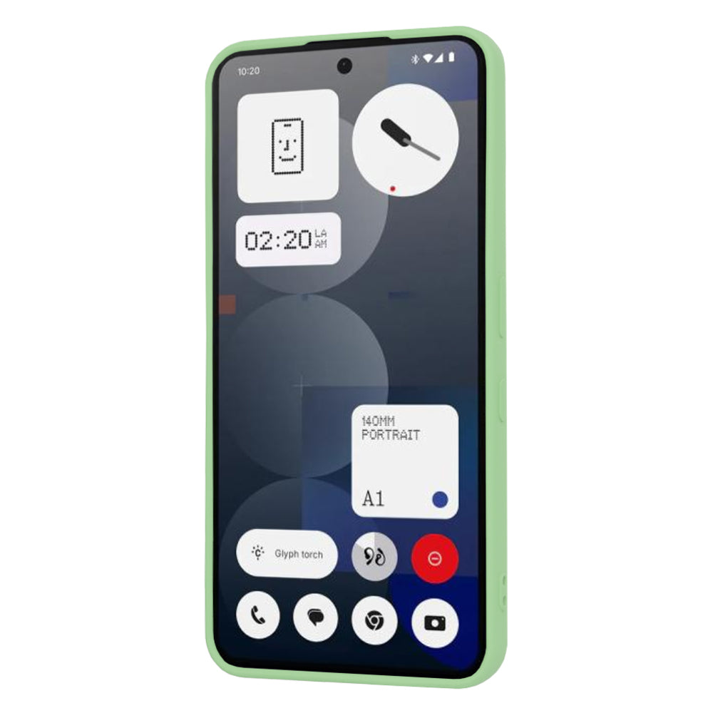 Case for Nothing Phone (3a) Pro, Techsuit, SoftFlex, Light Green