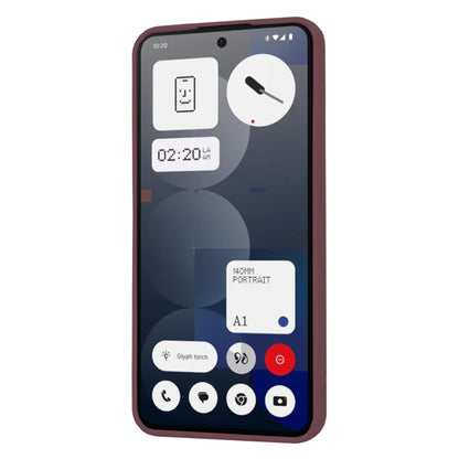 Hülle für Nothing Phone (3a) Pro, Techsuit, SoftFlex, Weinrot