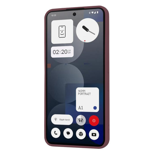 Hülle für Nothing Phone (3a) Pro, Techsuit, SoftFlex, Weinrot