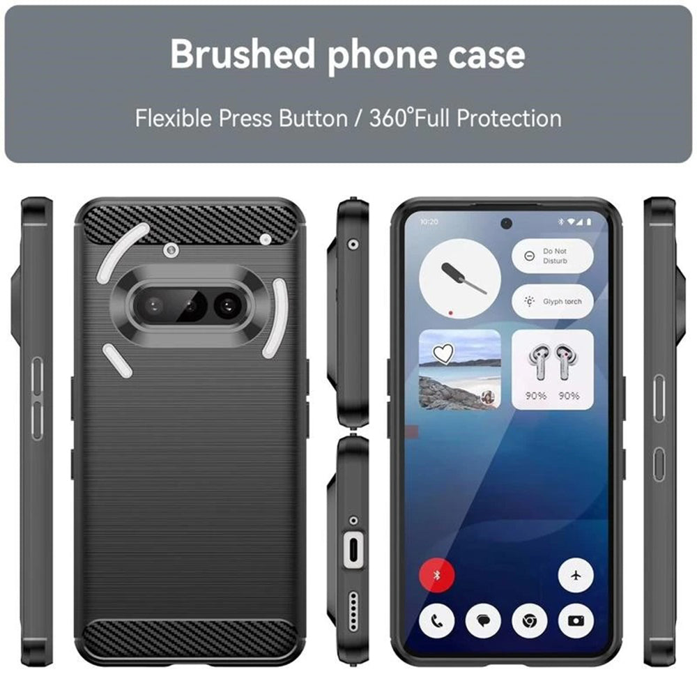 Case for Nothing Phone (3a), Techsuit, Carbon, Blue