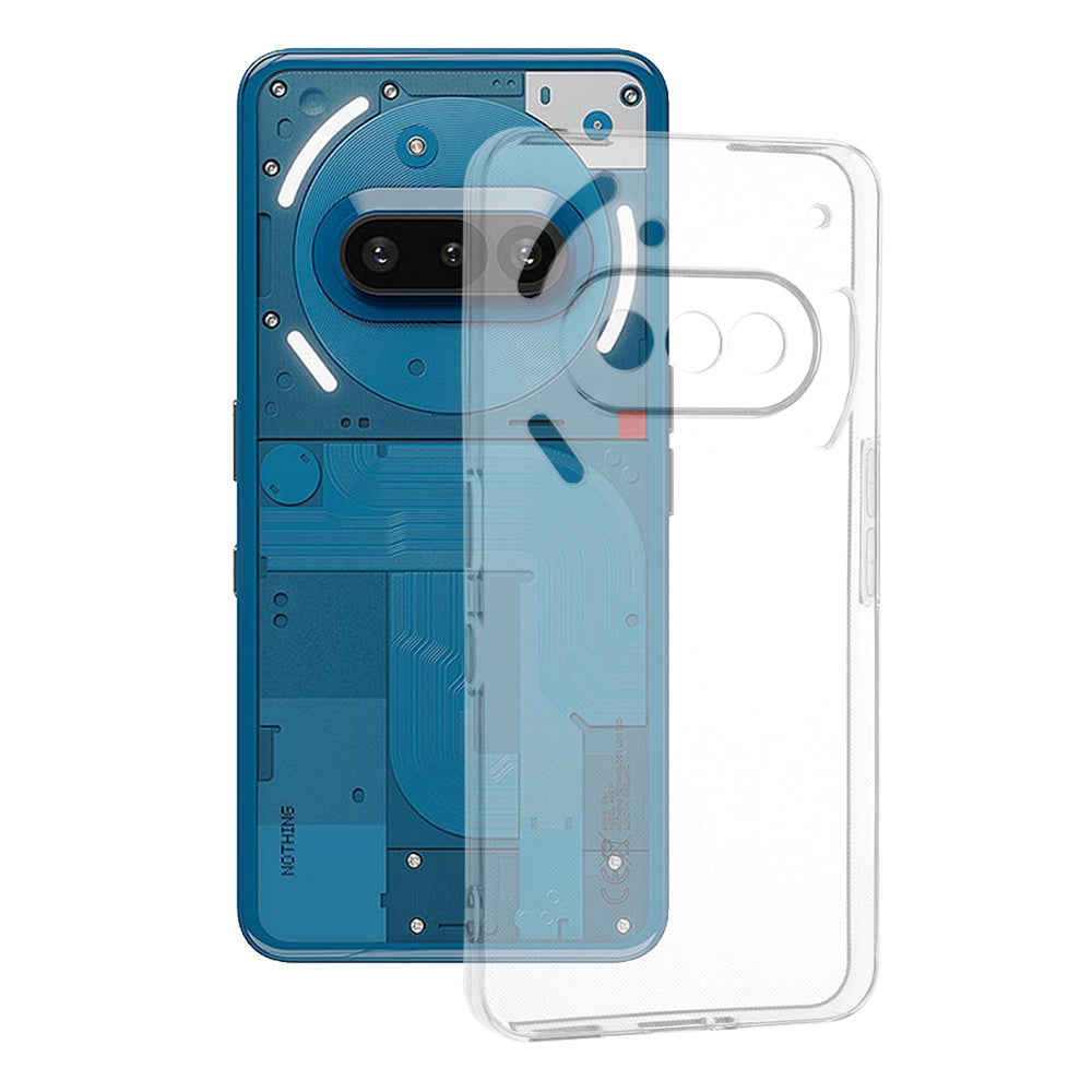 Hülle für Nothing Phone (3a), Techsuit, Klar, Transparent