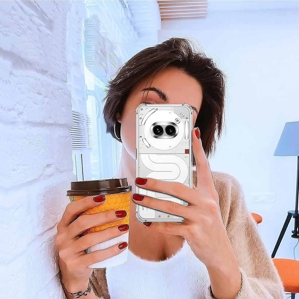 Case for Nothing Phone (3a), Techsuit, Shockproof Clear, Transparent