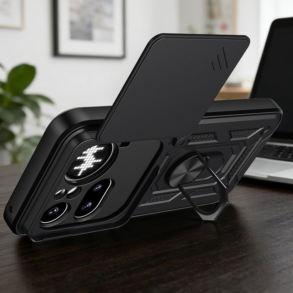 Hülle für Nothing Phone (4a) Pro, Techsuit, CamShield, Schwarz