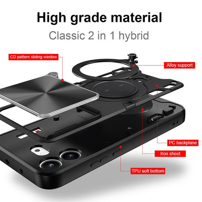 Case for Nothing Phone (4b), Techsuit, CamGuard Pro, Black
