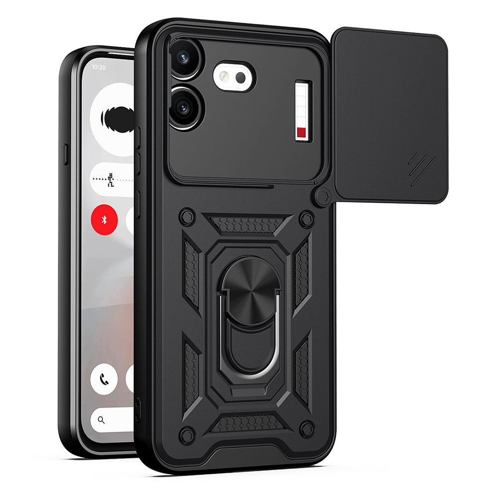 Case for Nothing Phone (4b), Techsuit, CamShield, Black