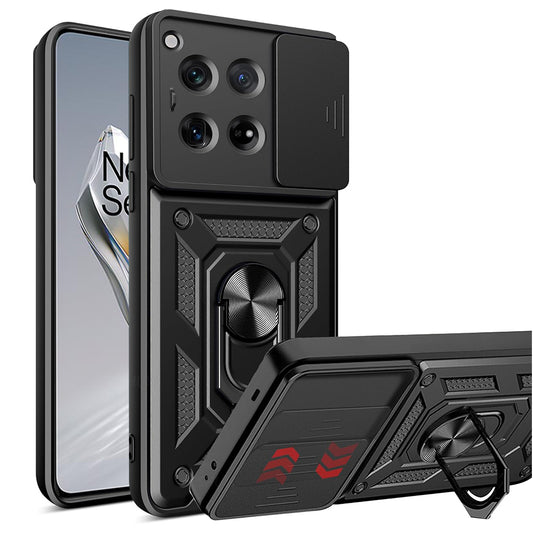 Case for OnePlus 12, Techsuit, CamShield, Black