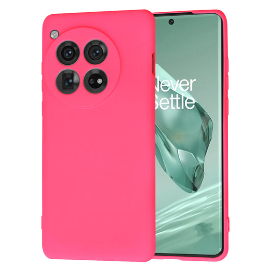 Hülle für OnePlus 12, Techsuit, SoftFlex, Dunkelrosa