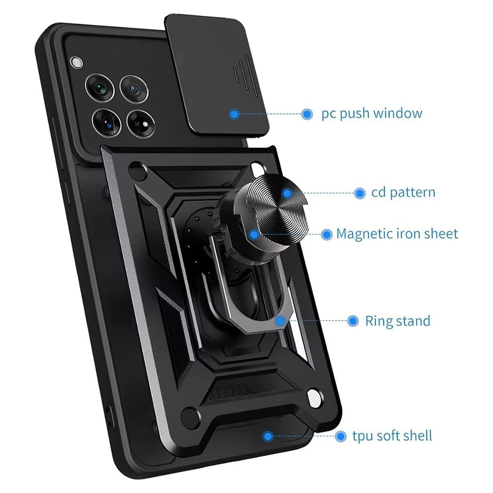 Hülle für OnePlus 12R, Techsuit, CamShield, Rosa