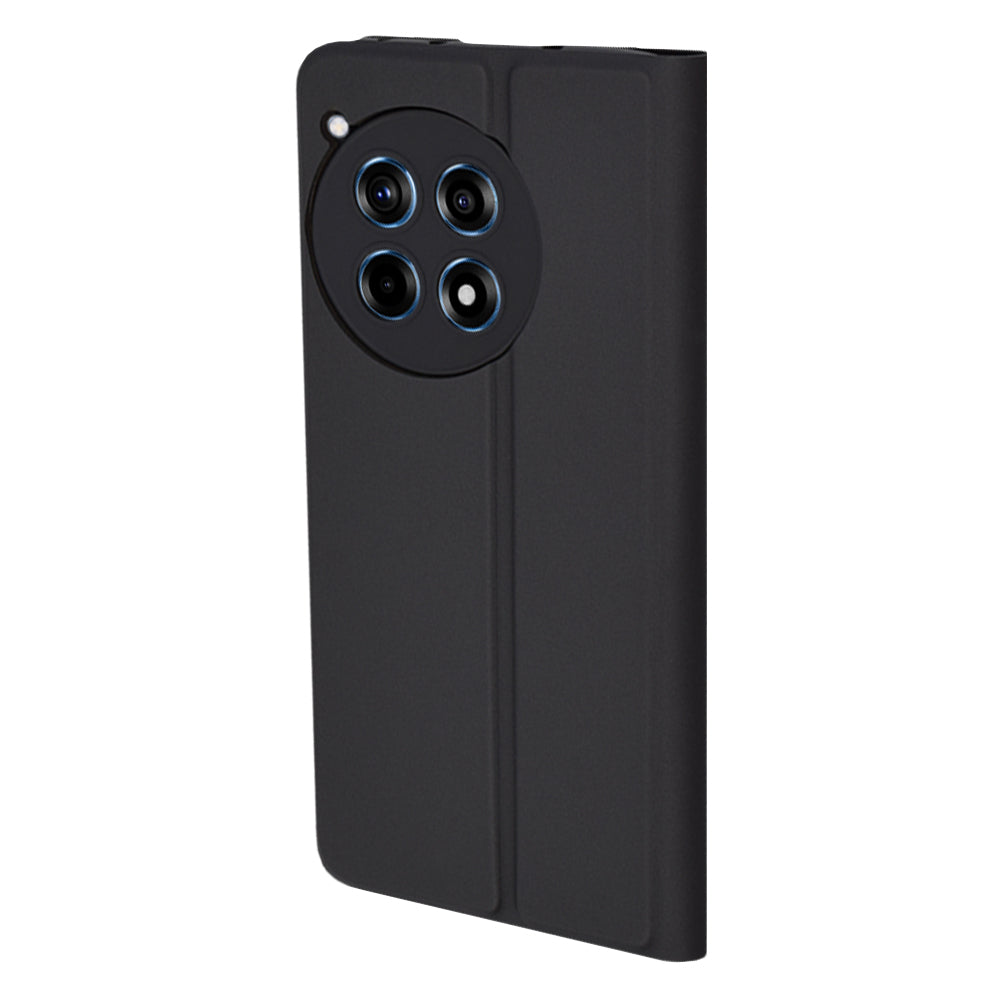 Hülle für OnePlus 12R, Techsuit, Magskin Book, Schwarz