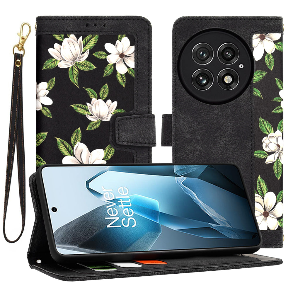 Hülle für OnePlus 13, Techsuit, FlipCraft, Schwarz