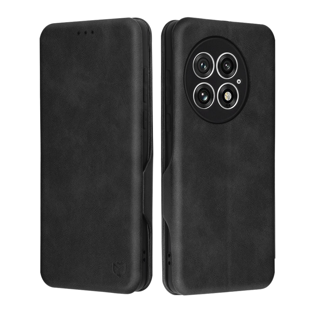 Hülle für OnePlus 13, Techsuit, Safe Wallet Plus, Schwarz