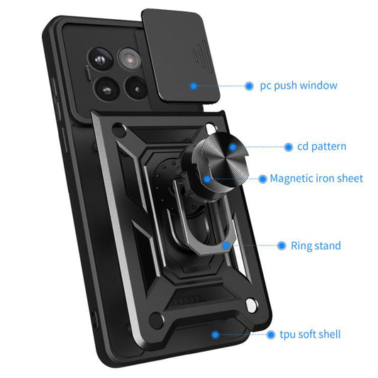 Hülle für OnePlus 13R, Techsuit, CamShield, Blau