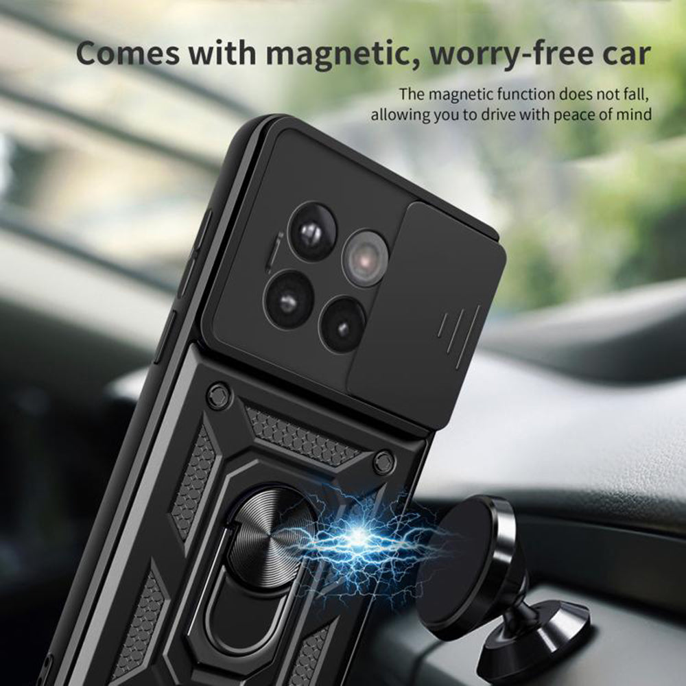 Hülle für OnePlus 13R, Techsuit, CamShield, Schwarz