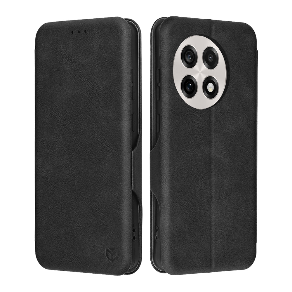 Hülle für OnePlus 13R, Techsuit, Safe Wallet Plus, Schwarz