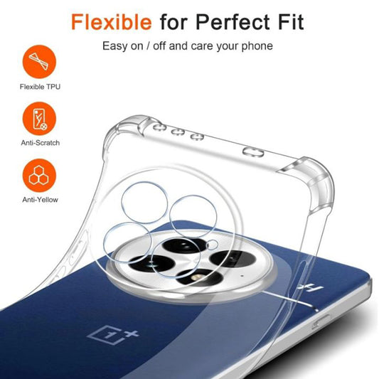 Hülle für OnePlus 13R, Techsuit, stoßfest klar, transparent