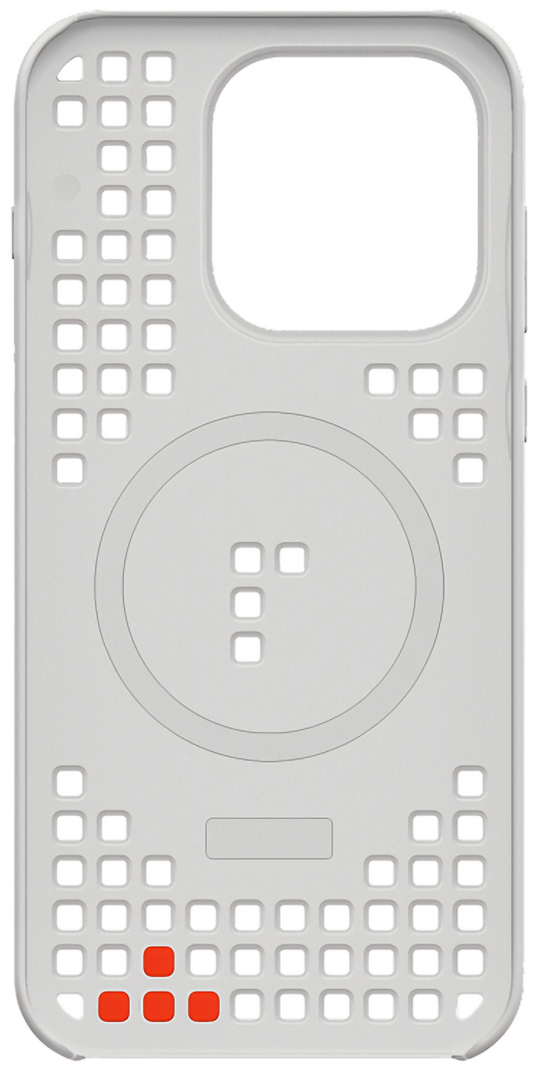 Hülle für OnePlus 15, Hole Pattern Magnetic, Grau, Neuversiegelt 5431102022