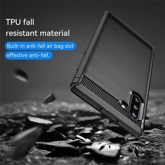 Hülle für OnePlus 15, Techsuit, Carbon, Schwarz