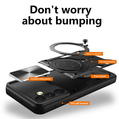 Case for OnePlus 15R, Techsuit, CamGuard Pro, Black