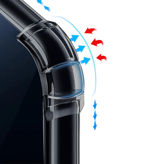 Hülle für OnePlus 15R, Techsuit, stoßfeste klare, rauchfarben
