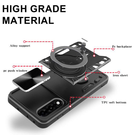 Hülle für OnePlus Nord 5, Techsuit, CamGuard Pro, Schwarz