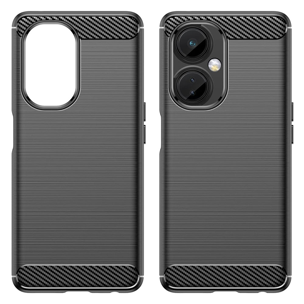 Case for OnePlus Nord CE 3 Lite, Techsuit, Carbon, Black