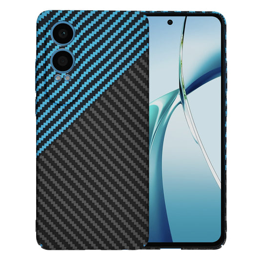 Hülle für OnePlus Nord CE4 Lite, Techsuit, Carbonite FiberShell, Schwarz Blau