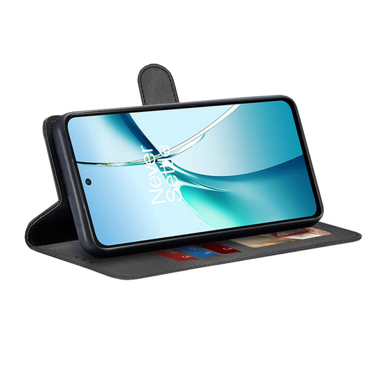 Hülle für OnePlus Nord CE4 Lite, Techsuit, Diary Book, Schwarz