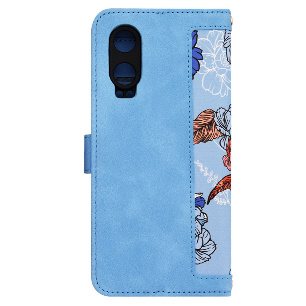Hülle für OnePlus Nord CE4 Lite, Techsuit, FlipCraft, Blau