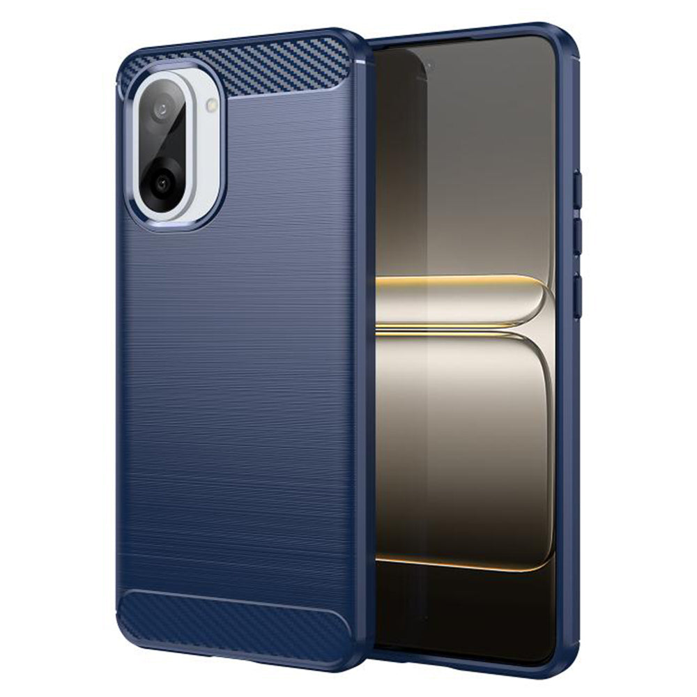 Hülle für OnePlus Nord CE5, Techsuit, Carbon, Blau