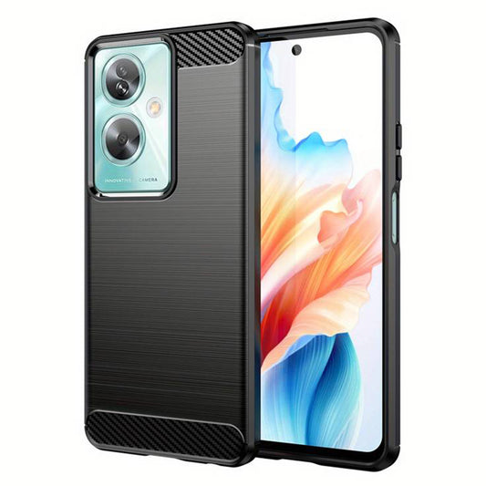 Hülle für OnePlus Nord N30 SE / Oppo A79, Techsuit, Carbon, Schwarz