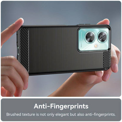 Hülle für OnePlus Nord N30 SE / Oppo A79, Techsuit, Carbon, Schwarz