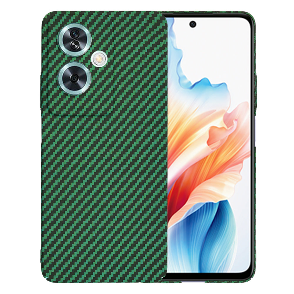 Hülle für OnePlus Nord N30 SE / Oppo A79, Techsuit, Carbonite FiberShell, Grün