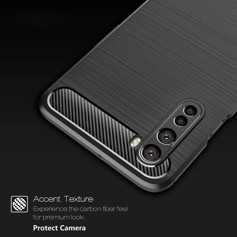 Case for OnePlus Nord, Techsuit, Carbon, Black
