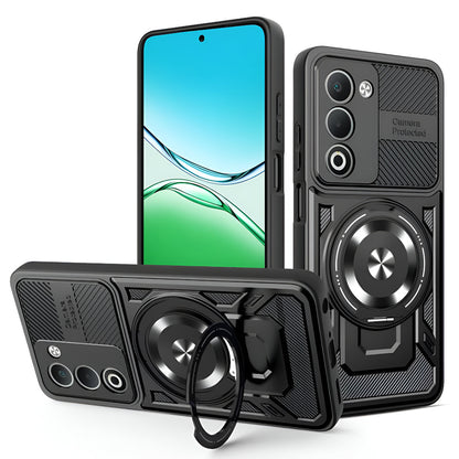 Hülle für Oppo A5 4G / A5 5G, Techsuit, RuggedCam, Schwarz