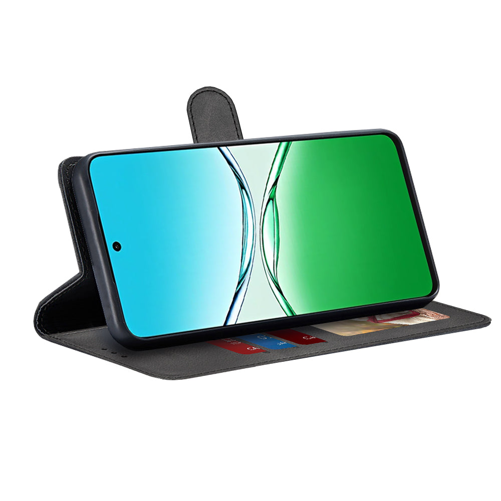 Hülle für Oppo A5 4G, Techsuit, Diary Book, Schwarz