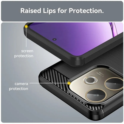 Hülle für Oppo A5 Pro 4G / A5 Pro, Techsuit, Carbon, Schwarz