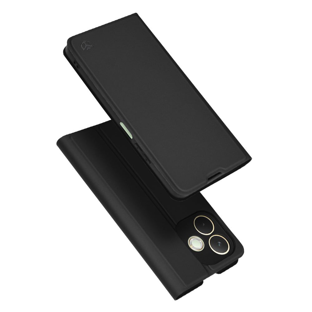 Hülle für Oppo A5 Pro 4G / A5 Pro, Techsuit, Magskin Book, Schwarz
