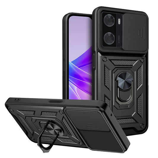 Hülle für Oppo A57 4G / A57s / Oneplus Nord N20 SE, Techsuit, CamShield, Schwarz