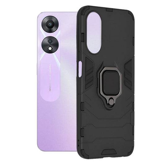 Hülle für Oppo A58 5G / A78 5G, Techsuit, Shield, Schwarz