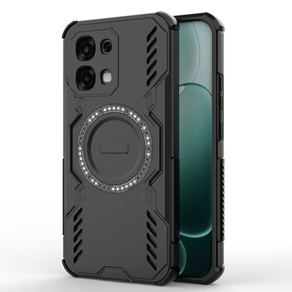 MagSafe Hülle für Oppo A6 Pro 5G / A6 Pro 4G, Techsuit, ArmorMag, Schwarz