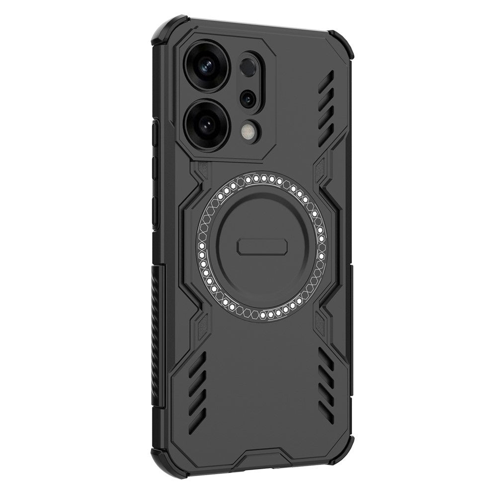 MagSafe Hülle für Oppo A6 Pro 5G / A6 Pro 4G, Techsuit, ArmorMag, Schwarz