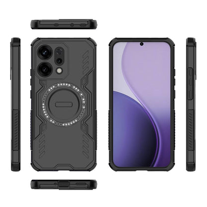 MagSafe Hülle für Oppo A6 Pro 5G / A6 Pro 4G, Techsuit, ArmorMag, Schwarz