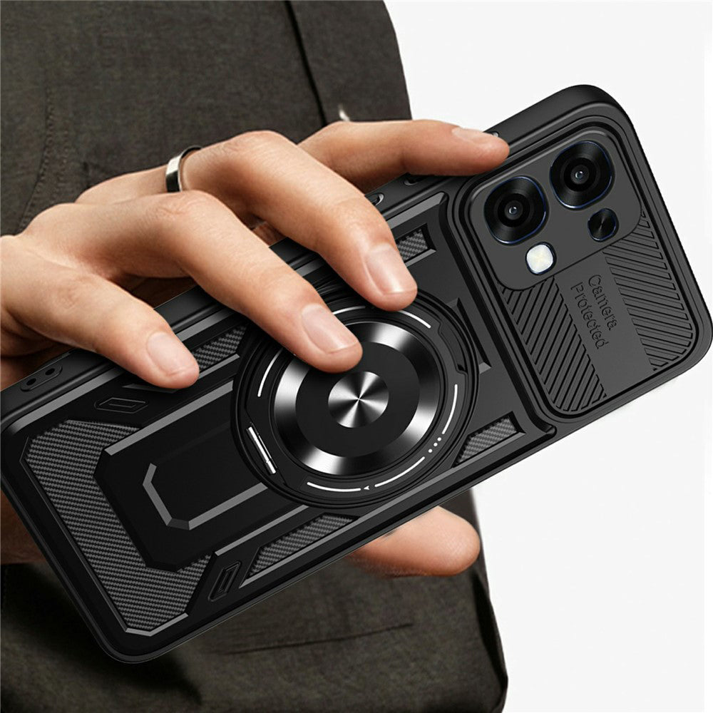 Hülle für Oppo A6 Pro 5G / A6 Pro 4G, Techsuit, RuggedCam, Lila