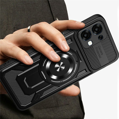 Hülle für Oppo A6 Pro 5G / A6 Pro 4G, Techsuit, RuggedCam, Lila