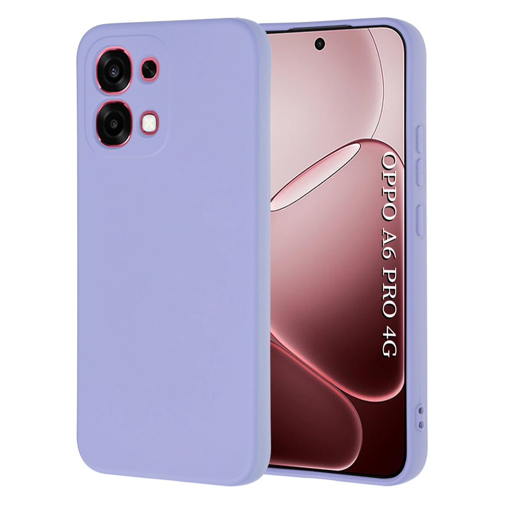Hülle für Oppo A6 Pro 5G / A6 Pro 4G, Techsuit, SoftFlex, Hellviolett
