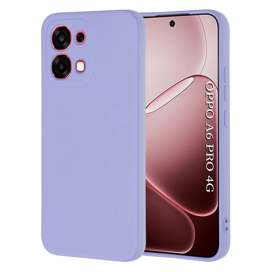 Hülle für Oppo A6 Pro 5G / A6 Pro 4G, Techsuit, SoftFlex, Hellviolett