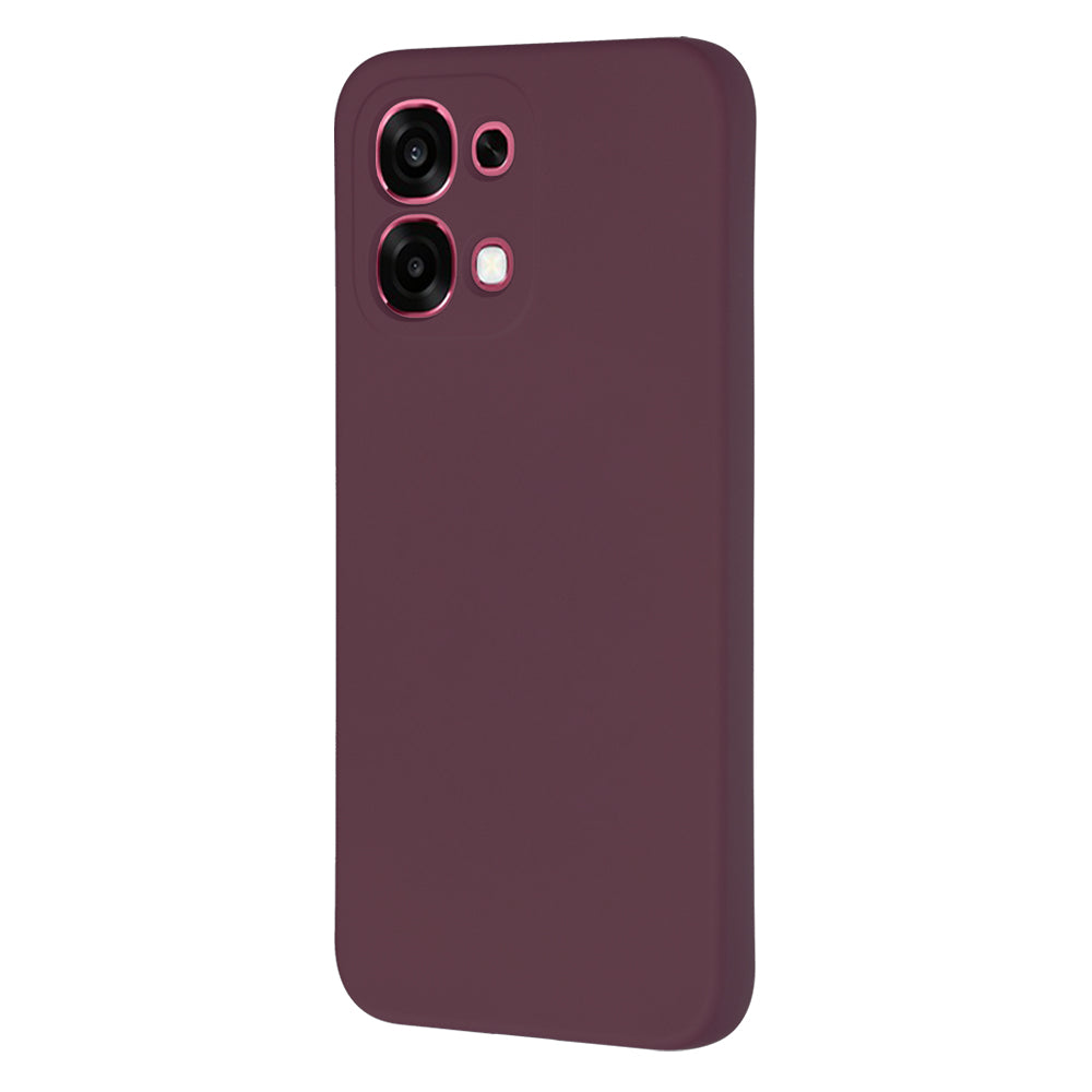 Hülle für Oppo A6 Pro 5G / A6 Pro 4G, Techsuit, SoftFlex, Weinrot